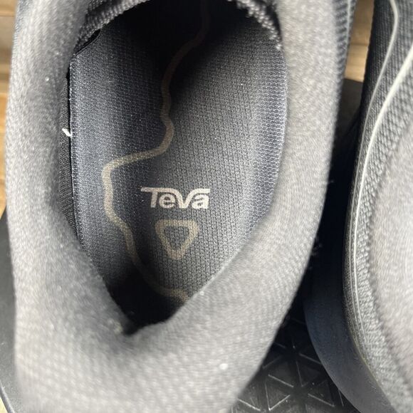 Teva Mens Size 13 Trail Winder Low Black Anthracite Lace Up Athletic Sneakers - Picture 7 of 10